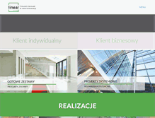 Tablet Screenshot of linealsystem.eu
